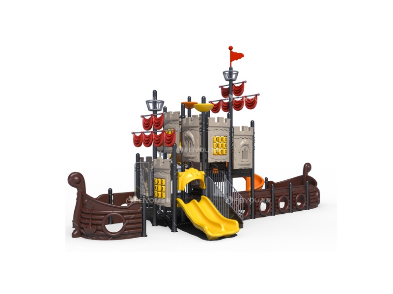 海盜船兒童戶(hù)外組合滑梯FY075-02